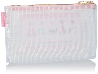 Sanrio Clear PVC Makeup Pouch for Women Girls Students Pink- Japan Figure Store - #1 Bring To You The Best Japanese Goods