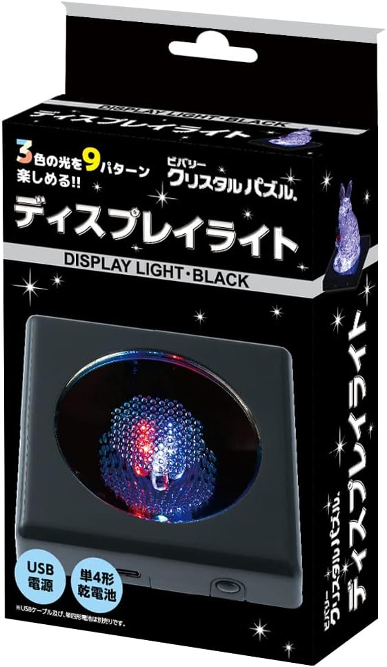 Beverly Crystal 3D Puzzle Led-002 Display Licht Schwarz Japanisches 3D Puzzle Spielzeug