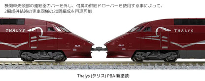 Kato N Gauge 10-Car Set Thalys Pba New Paint 10-1657 Railway Model Train- Japan Figure Store - #1 Bring To You The Best Japanese Goods