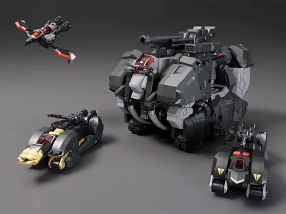 The Combined Hagane Works Super Beast Machine God Dancouga Dancouga Non-Scale Zinc Alloy Plastic Pre-Painted Combined Movable Figure- Japan Figure Store - #1 Bring To You The Best Japanese Goods