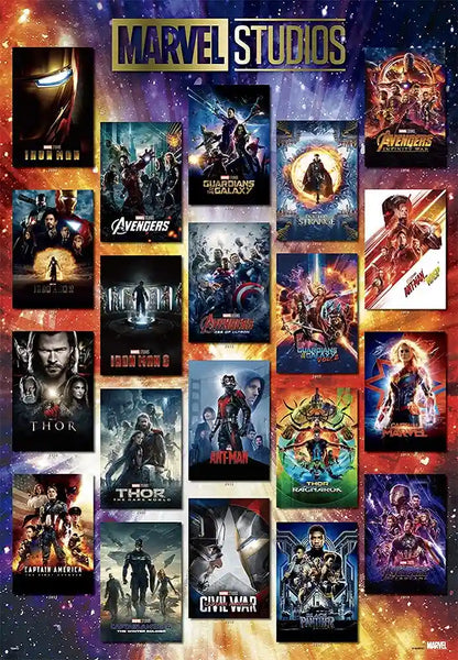 Tenyo 1000pc Marvel Movie Poster Coll Jigsaw Puzzle (51x73.5cm)- Japan Figure Store - #1 Bring To You The Best Japanese Goods
