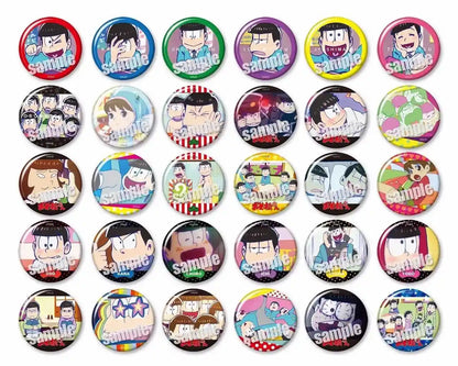 Kotobukiya Osomatsu-san Trading Badge Collection Vol.1 30 Pcs Box- Japan Figure Store - #1 Bring To You The Best Japanese Goods