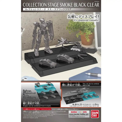 Bandai Collection Stage Smoke Black Clear Display Stage