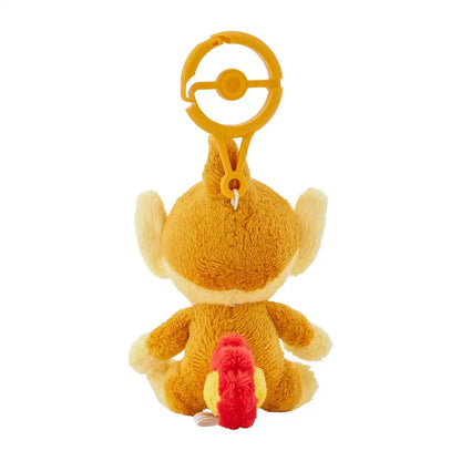 Pokemon Center Mascot with Carabiner - Chimchar Plush Keychain Clip- Japan Figure Store - #1 Bring To You The Best Japanese Goods