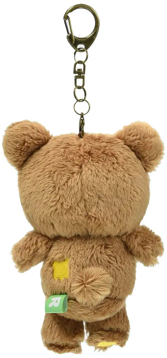 San-X Mx15601 Always Together Rilakkuma Chairoikoguma Plush Keychain- Japan Figure Store - #1 Bring To You The Best Japanese Goods
