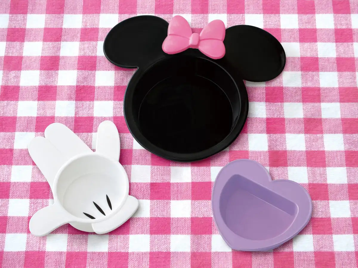 Kam Kasei Nishiki Japan Disney Minnie Mouse Icon Lunch Plate- Japan Figure Store - #1 Bring To You The Best Japanese Goods