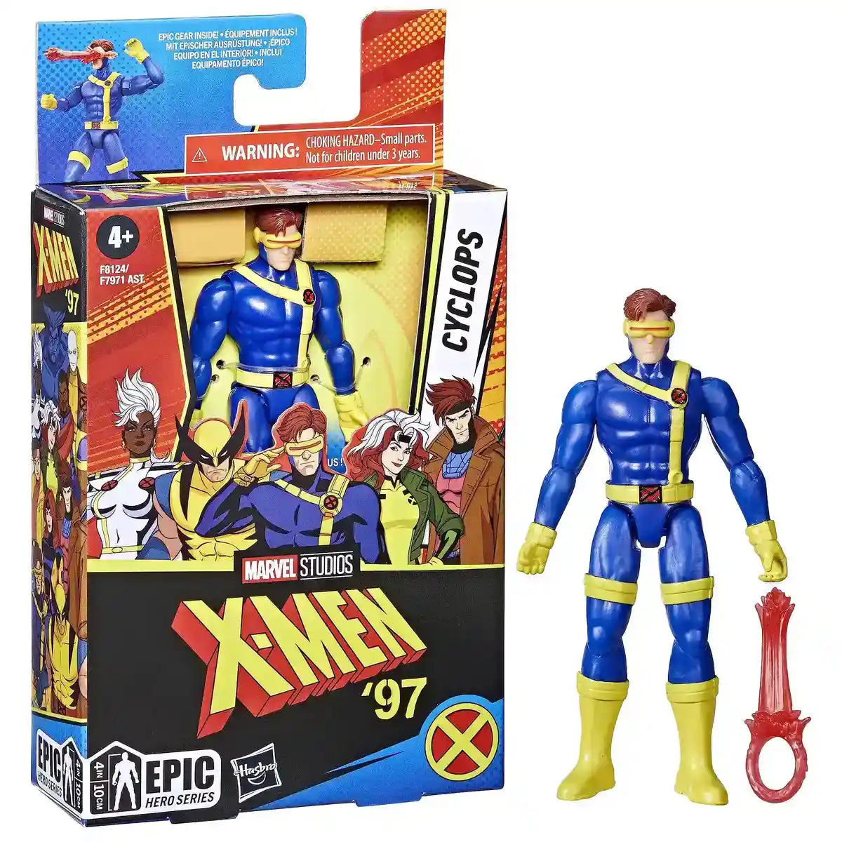 Marvel Hasbro X-Men 97 Cyclops 4-Inch Action Figure Superhero Toy- Japan Figure Store - #1 Bring To You The Best Japanese Goods