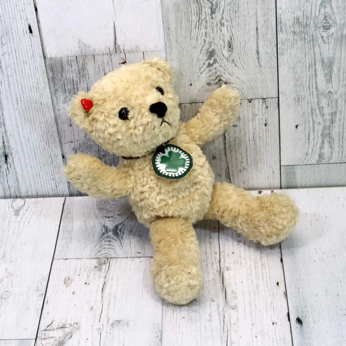 Shinada Beige Posing Bear Stuffed Toy- Japan Figure Store - #1 Bring To You The Best Japanese Goods
