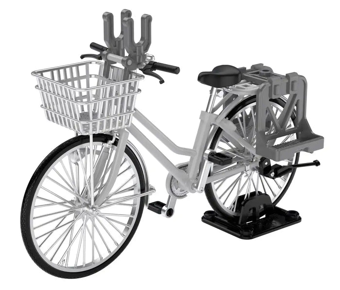 TOMYTEC Lm006 Little Armory School Bike For Designated Defense Schools Silver Painted Finished Product 1/12 Scale Kit- Japan Figure Store - #1 Bring To You The Best Japanese Goods