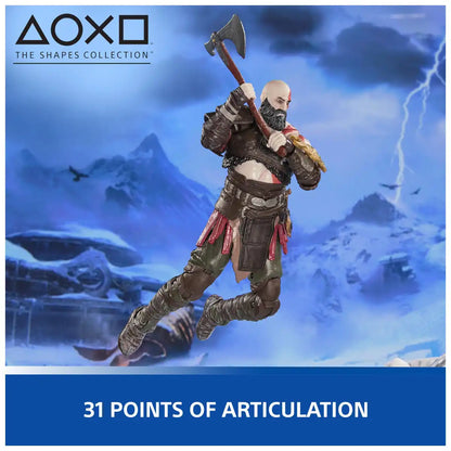 Playstation God of War Ragnarok Kratos 6-Inch Action Figure with Accessories