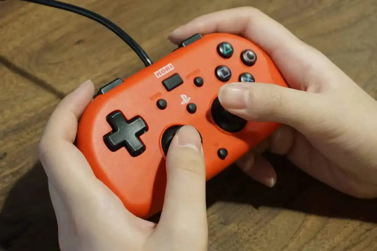 HORI Ps4 Playstation 4 Wired Controller Light Red- Japan Figure Store - #1 Bring To You The Best Japanese Goods