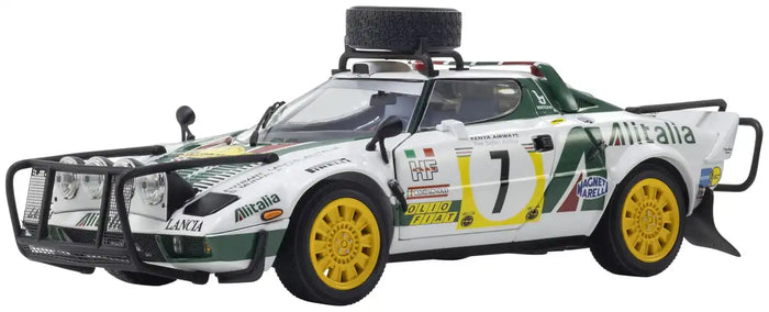 Modèle réduit Kyosho Lancia Stratos HF Safari 1977 à l'échelle 1/18 Ks08130G