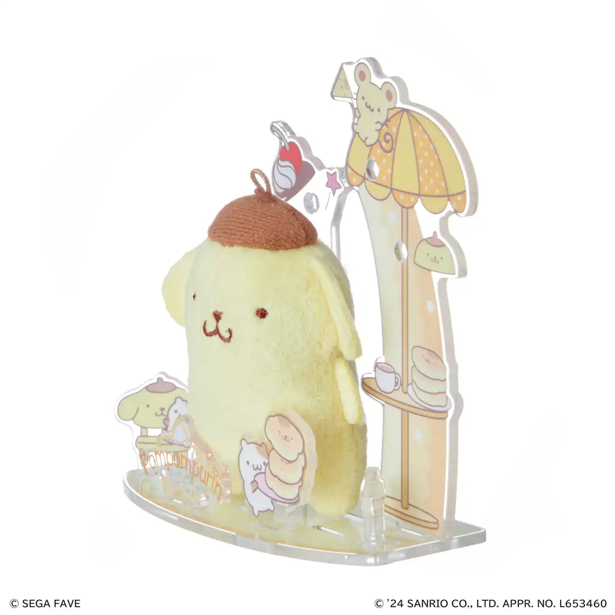 Sega Acrylic Plushie Pompompurin Sanrio Character Toy