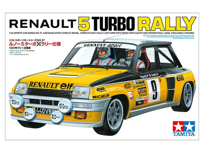 Tamiya Renault 5 Turbo Rally 1/24 Scale Model Sports Car Series 24027