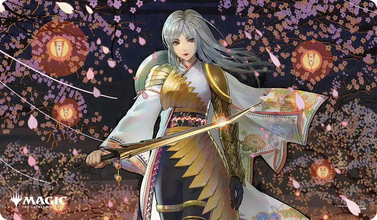 ENSKY - Magic: The Gathering Player'S Rubber Mat Kamigawa: Neon Dynasty 'The Wandering Emperor' Mtgm-021- Japan Figure Store - #1 Bring To You The Best Japanese Goods