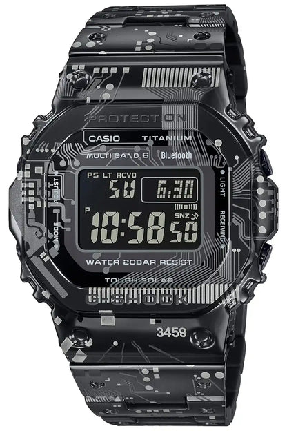 Casio G-Shock Men's Titanium GMW-B5000TCC-1JR Bluetooth Full Metal Solar Black- Japan Figure Store - #1 Bring To You The Best Japanese Goods