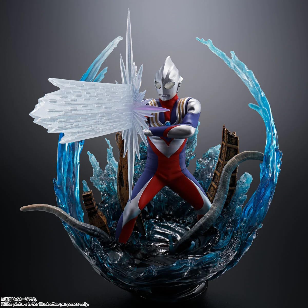 BANDAI Figuarts Zero Extra Battle Ultraman Tiga Multi Type Figure