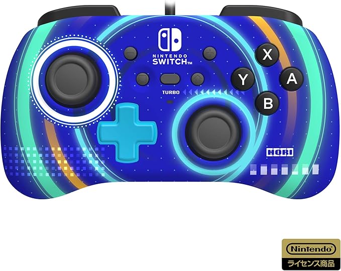 Hori Nsw245 Cyclon Blue Mini Pad Controller For Nintendo Switch New