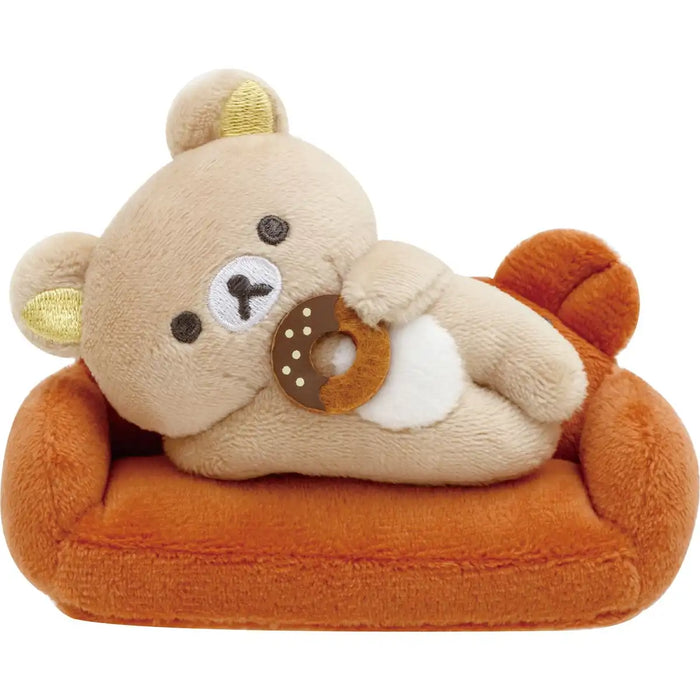 San-X Rilakkuma Plush Sofa Toy Set - Hottenori Series Model Mo33401- Japan Figure Store - #1 Bring To You The Best Japanese Goods