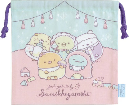 San-X Sumikko Gurashi Sumikko Baby Drawstring Bag Ca33301- Japan Figure Store - #1 Bring To You The Best Japanese Goods