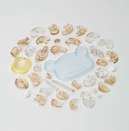 Beverly Crystal 3D Puzzle 50212 Rilakkuma & Korilakkuma Crystal Jigsaw Puzzle- Japan Figure Store - #1 Bring To You The Best Japanese Goods