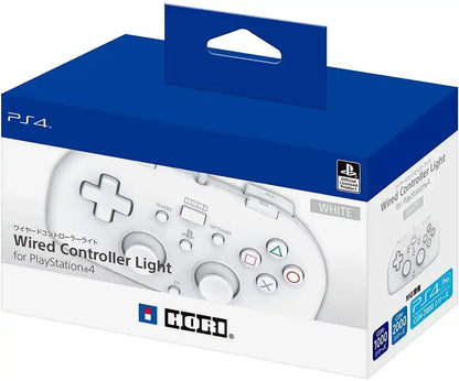 HORI Ps4 Playstation 4 Wired Controller Light White- Japan Figure Store - #1 Bring To You The Best Japanese Goods