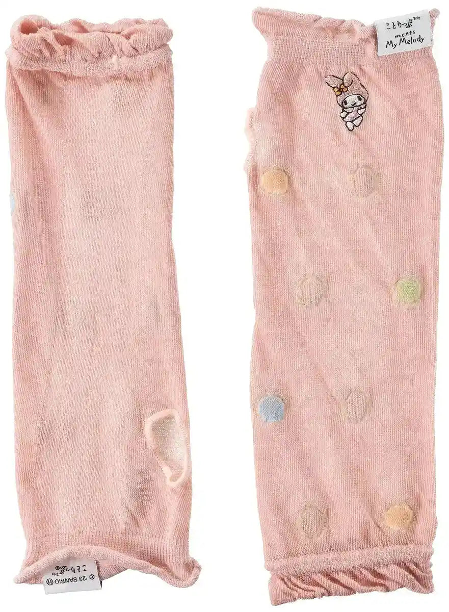 Sanrio Women's Salmon Pink Socks Free Size - Comfortable & Stylish- Japan Figure Store - #1 Bring To You The Best Japanese Goods