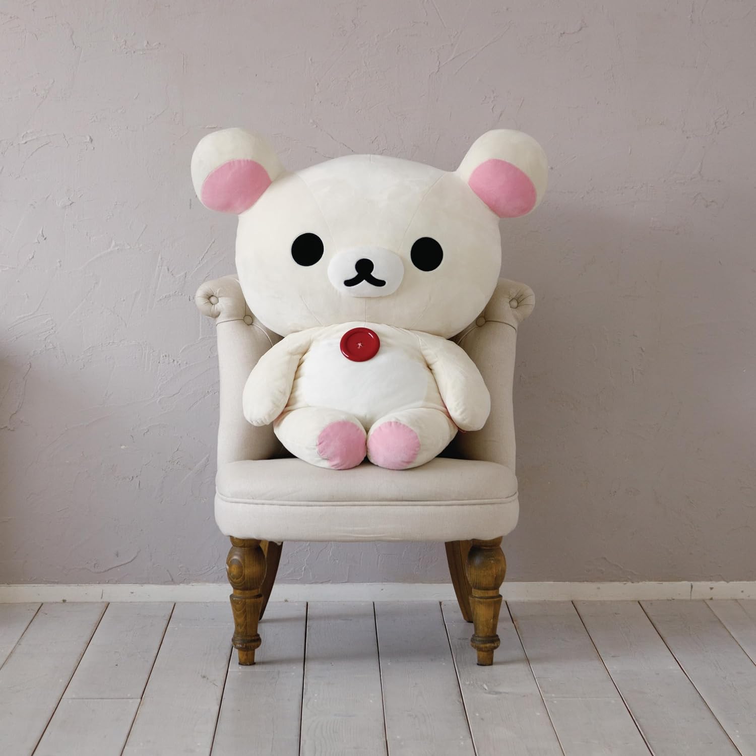 San-X Plush Doll Rilakkuma Korirakkuma Size Extra L Japanese Rilakkuma Toys- Japan Figure Store - #1 Bring To You The Best Japanese Goods