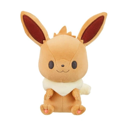 Pokemon Center Original Monpoke Eevee Washable Plush Toy Japan Figure 4905610666362