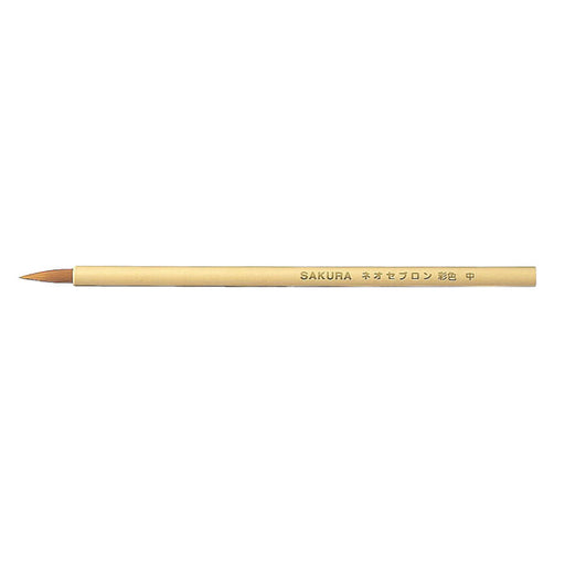 SAKURA watercolor brush with beige wooden handle and pointed tip, medium size, featuring Japanese and English text on the shaft.
Japan Figure Store - #1 Bring To You The Best Japanese Goods