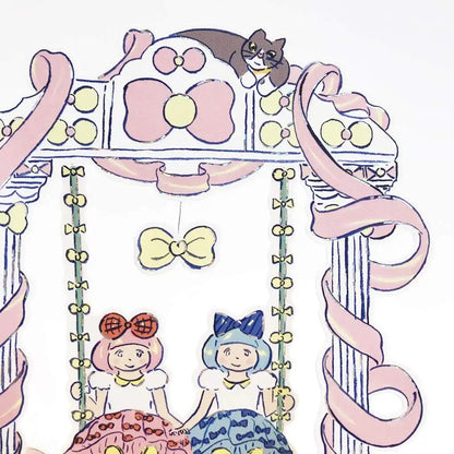 Sanrio Futaribonchan Kitazawa Heisuke Message Card Birthday Celebration P3501- Japan Figure Store - #1 Bring To You The Best Japanese Goods