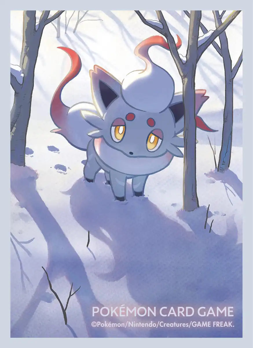 POKEMON CENTER ORIGINAL Card Sleeve Hisuian Zorua- Japan Figure Store - #1 Bring To You The Best Japanese Goods