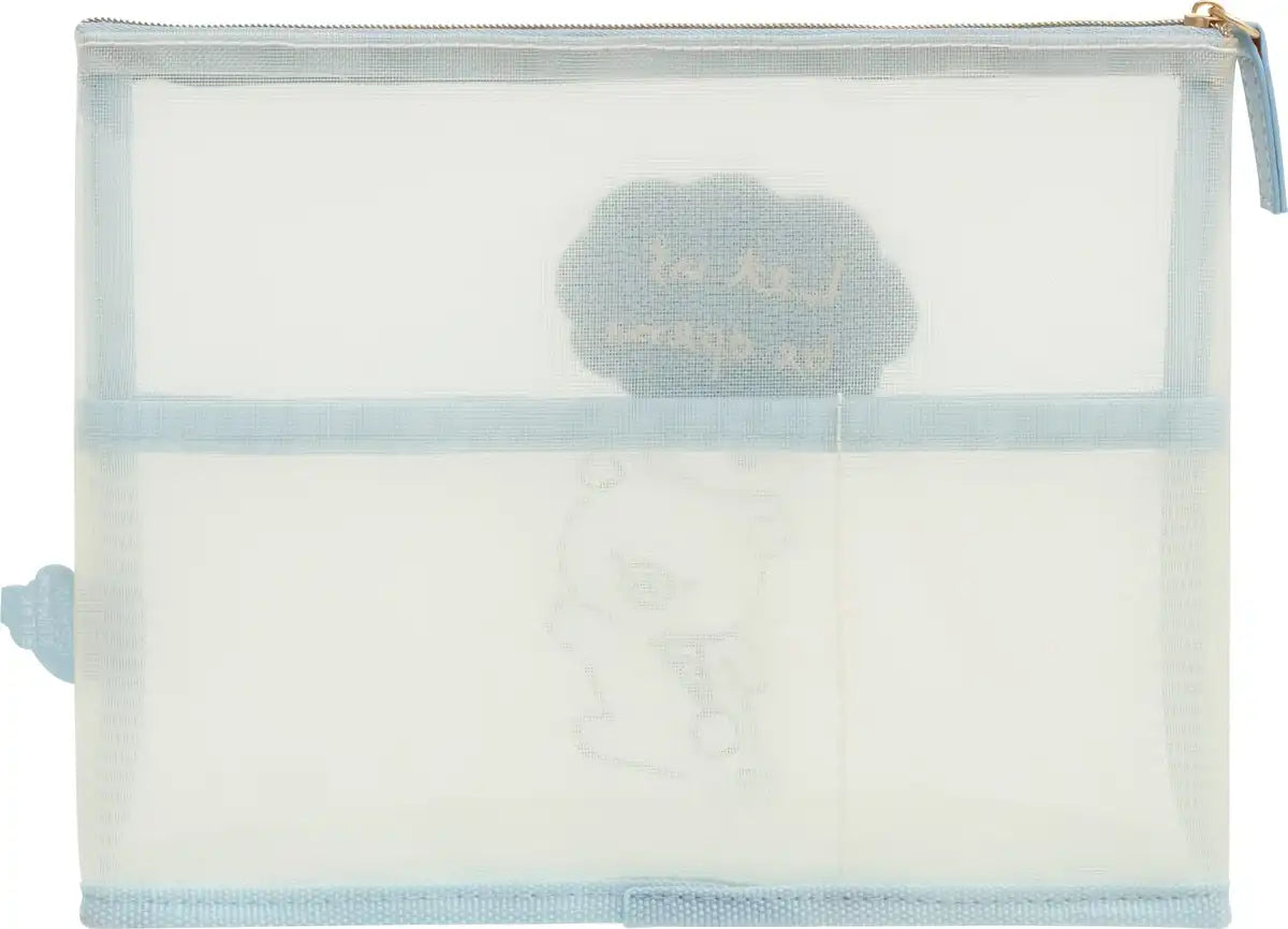 San-X Rilakkuma Message Series Freestanding Pouch - CA38001- Japan Figure Store - #1 Bring To You The Best Japanese Goods