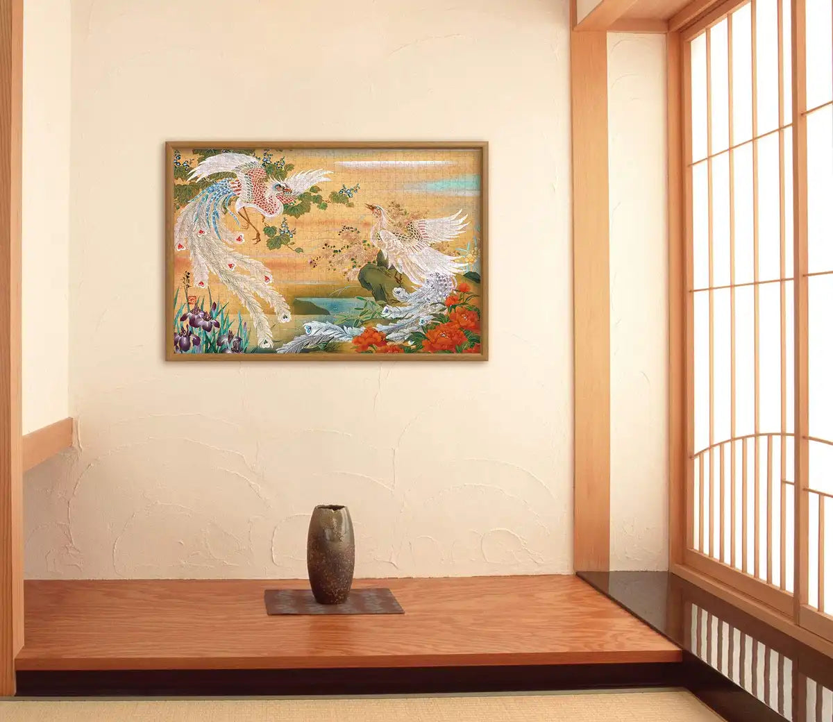 APPLEONE Jigsaw Puzzle 1000-803 Japanese Art White Chinese Phoenix 1000 Pieces- Japan Figure Store - #1 Bring To You The Best Japanese Goods