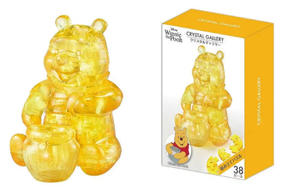Hanayama 3D Jigsaw Puzzle 38 Pieces Crystal Gallery Kuma No Pooh Crystal Puzzles Toys- Japan Figure Store - #1 Bring To You The Best Japanese Goods