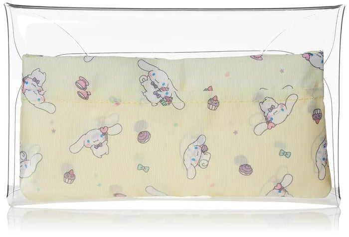 Sanrio Clear Multi-Case with Inner Pouch Makeup & Accessory Organizer Cinnamoroll- Japan Figure Store - #1 Bring To You The Best Japanese Goods
