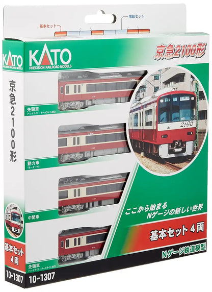 Kato Brand N Gauge 2100 Basic 4-Car Set Railway Model Train Kit- Japan Figure Store - #1 Bring To You The Best Japanese Goods