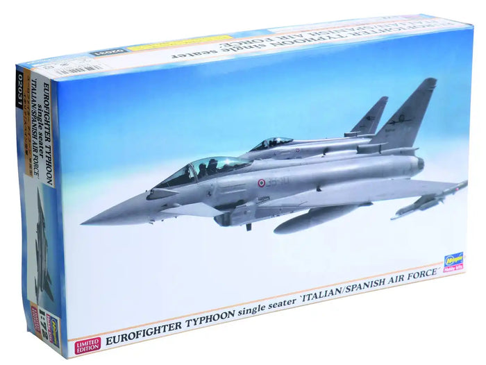 HASEGAWA 02031 Eurofighter Typhoon Italian/Spanish Air Force 1/72 Scale Kit- Japan Figure Store - #1 Bring To You The Best Japanese Goods