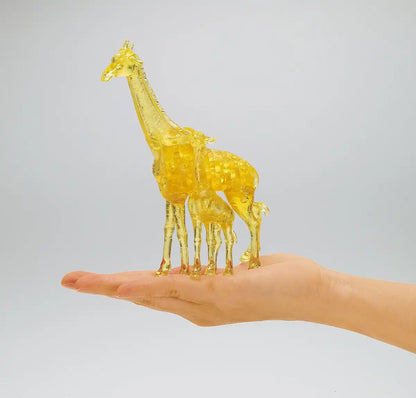 Beverly Crystal 3D Puzzle 486497 Giraffe 3D Plastic Animal Puzzle Block Toys- Japan Figure Store - #1 Bring To You The Best Japanese Goods