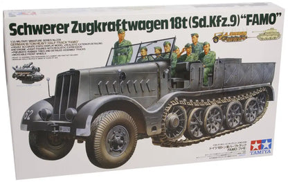 TAMIYA 35239 German 18Ton Heavy Half-Track Famo 1/35 Scale Kit- Japan Figure Store - #1 Bring To You The Best Japanese Goods