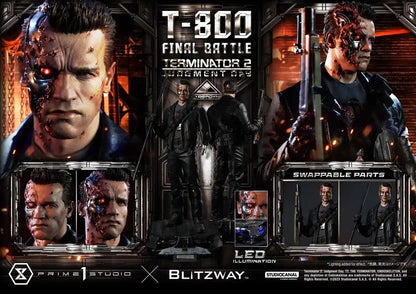 Prime 1 Studio T-800 Final Battle 1/3 Scale Figure 74.7cm Terminator 2 Model