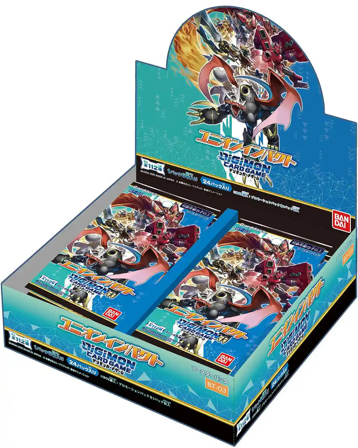 Digimon Card Game Booster Union Impact [Bt-03] (Box)- Japan Figure Store - #1 Bring To You The Best Japanese Goods