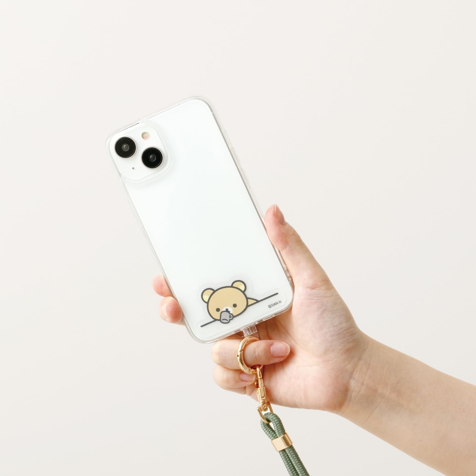San-X Rilakkuma Smartphone Strap Ab24802 | Cute and Durable Phone Accessory- Japan Figure Store - #1 Bring To You The Best Japanese Goods