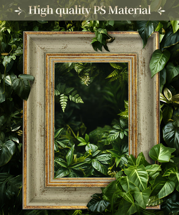 Afuly 10x15cm Antique Green Gold Photo Frame for Wall Hanging Decor- Japan Figure Store - #1 Bring To You The Best Japanese Goods