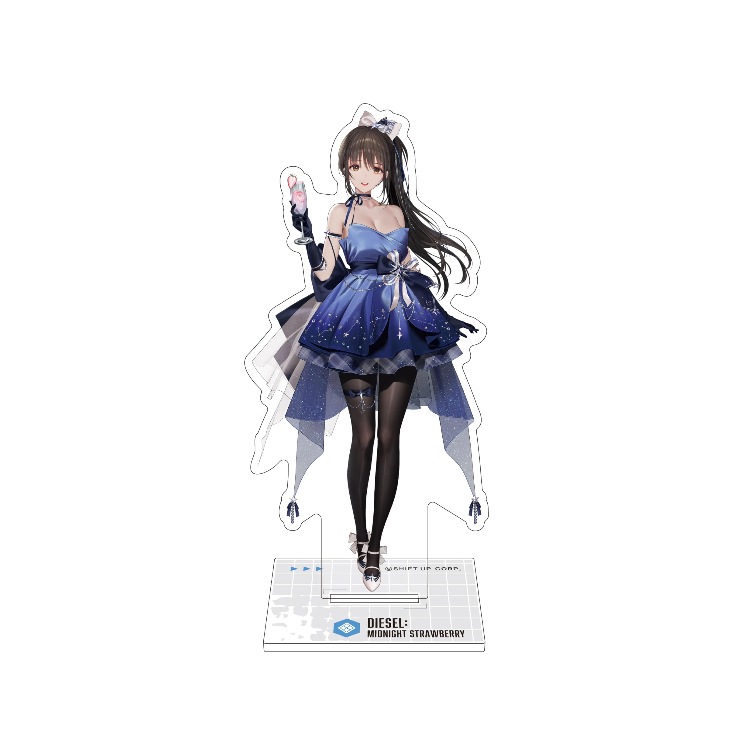 Algernon Products Victory Goddess Nikke Acrylic Stand Diesel Midnight Strawberry