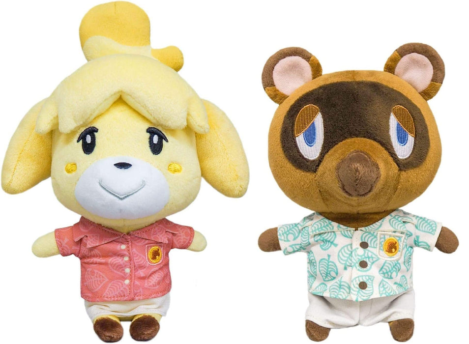 Sanei Boeki Shizue and Tom Nook Plush Toy Set - Animal Crossing New Horizons- Japan Figure Store - #1 Bring To You The Best Japanese Goods