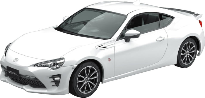 Aoshima 1/32 Toyota 86 Crystal White Pre-Colored Model Kit