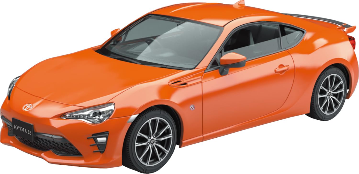 Aoshima 1/32 Toyota 86 Orange Metallic Snap Kit Pre-Colored Model