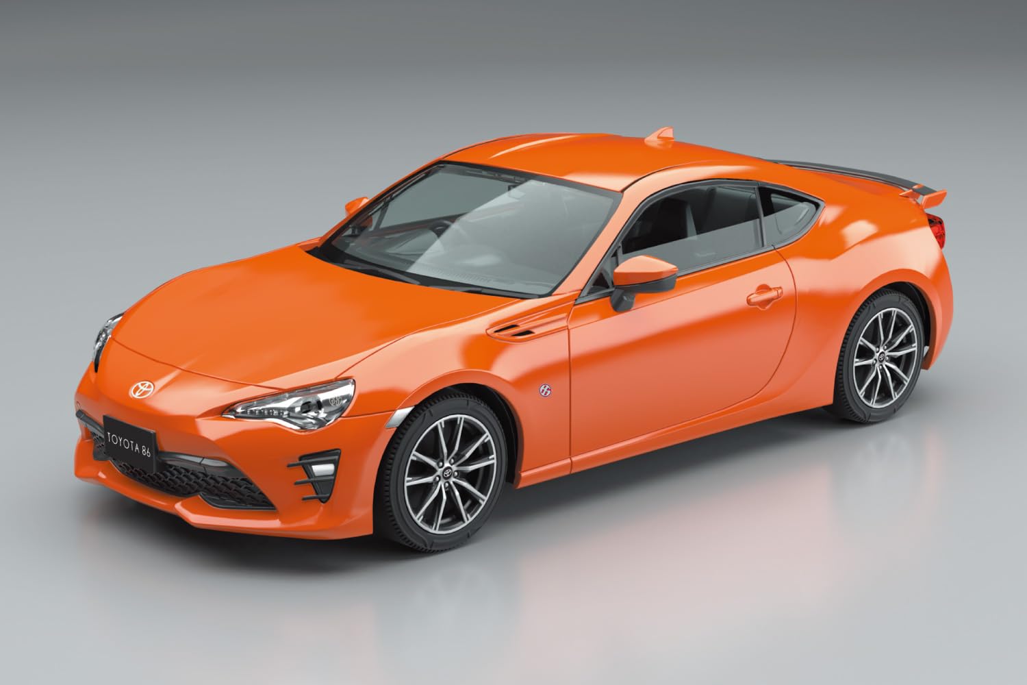 Aoshima 1/32 Toyota 86 Orange Metallic Snap Kit Pre-Colored Model