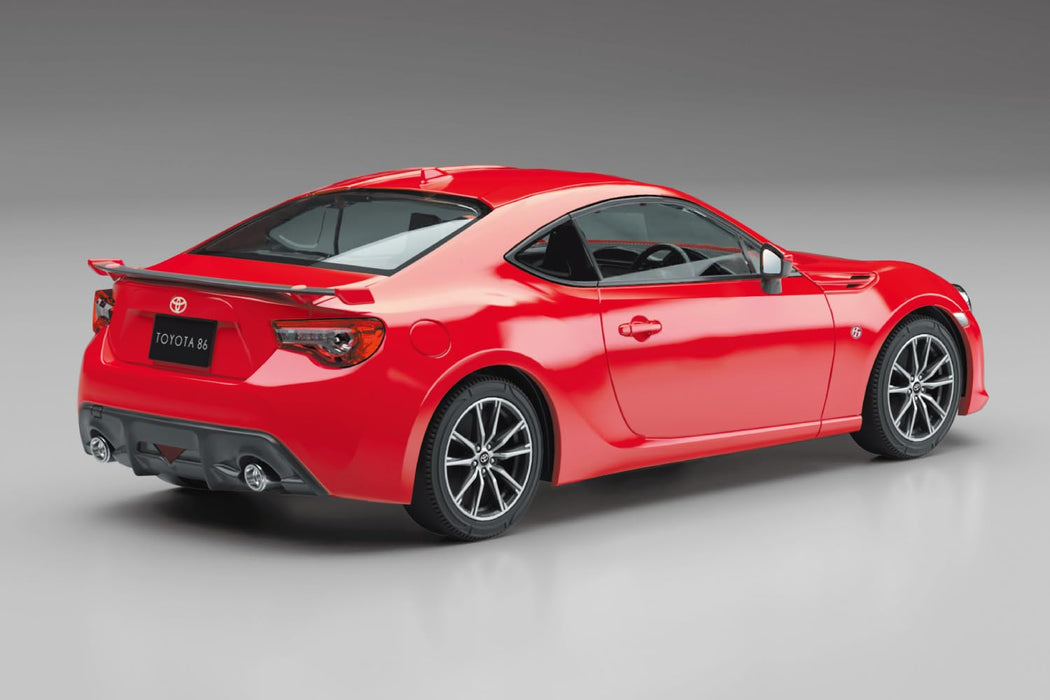 Aoshima 1/32 Rakupla Toyota 86 Red Snap Kit Pre-Colored Model